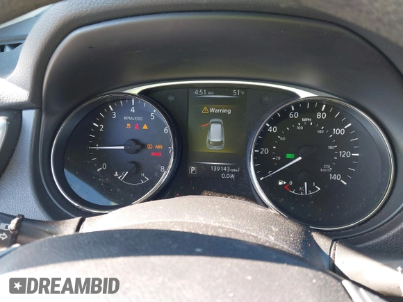 2016 Nissan Rogue S with VIN JN8AT2MT2GW003957, listed as a IAAI auction lot 40912213 with 139,143 mi miles. Bid and sale history available at carsss.com. Image 7.