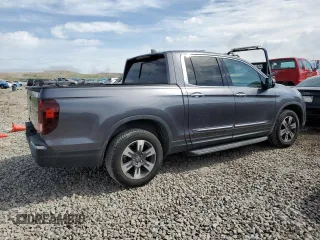 2017 Honda Ridgeline RTL-E with VIN 5FPYK3F75HB025743, listed as a Copart auction lot 54791905 with 163,055 mi miles and Salvage title. Bid and sale history available at DreamBid. Image 3.