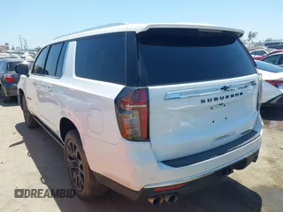 2023 Chevrolet Suburban Premier with VIN 1GNSKFKD6PR294748, listed as a IAAI auction lot 42402000 with 44,783 mi miles and . Bid and sale history available at DreamBid. Image 3.