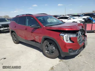 2024 GMC Terrain AT4 with VIN 3GKALYEGXRL152002, listed as a Copart auction lot 49785135 with 21,763 mi miles and Salvage Title. Bid and sale history available at carsss.com. Image 4.