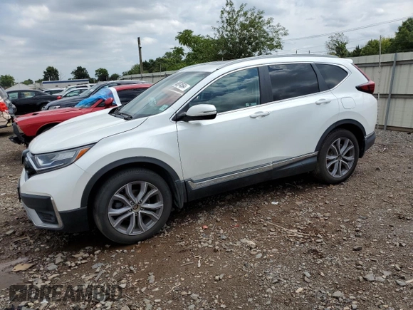 2021 Honda CR-V Touring with VIN 7FARW2H92ME001201, listed as a Copart auction lot 68974564 with 83,760 mi miles and Salvage Title. Bid and sale history available at carsss.com. Image 1.