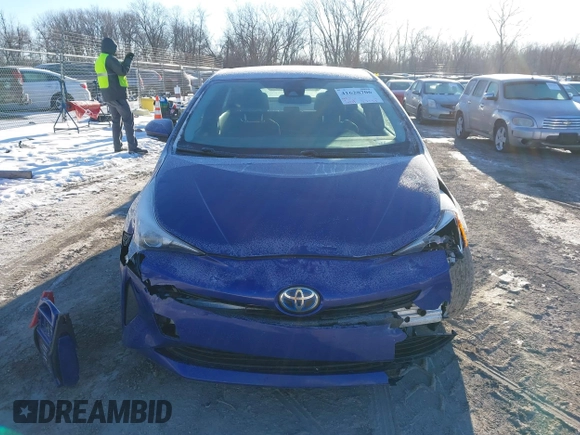 2018 Toyota Prius Two with VIN JTDKBRFU4J3597557, listed as a IAAI auction lot 41628706 with 141,555 mi miles. Bid and sale history available at carsss.com. Image 12.