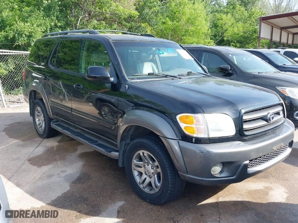 2004 Toyota Sequoia SR5 with VIN 5TDZT34A44S217542, listed as a IAAI auction lot 42021784 with 258,459 mi miles. Bid and sale history available at carsss.com. Image 1.