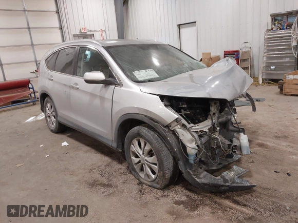 2012 Honda CR-V EX-L with VIN 2HKRM3H70CH513223, listed as a IAAI auction lot 41389365 with 94,516 mi miles. Bid and sale history available at carsss.com. Image 1.