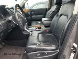 2011 Infiniti QX56 7-passenger with VIN JN8AZ2NF5B9504257, listed as a Copart auction lot 79693794 with 178,486 mi miles and Clean Title. Bid and sale history available at carsss.com. Image 7.