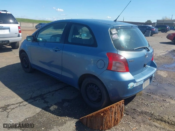 2007 Toyota Yaris with VIN JTDJT923375112506, listed as a IAAI auction lot 41808798 with 252,552 mi miles. Bid and sale history available at carsss.com. Image 3.