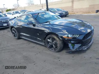 2022 Ford Mustang GT with VIN 1FA6P8CF3N5110805, listed as a IAAI auction lot 41943468 with 27,247 mi miles and . Bid and sale history available at carsss.com. Image 1.