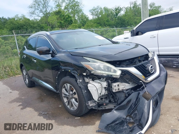 2018 Nissan Murano SV with VIN 5N1AZ2MG7JN108130, listed as a IAAI auction lot 42081689 with 114,765 mi miles and . Bid and sale history available at carsss.com. Image 1.
