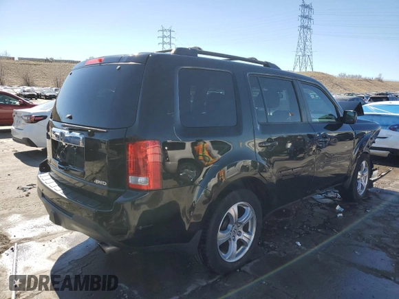 2014 Honda Pilot EX-L with VIN 5FNYF4H5XEB041463, listed as a Copart auction lot 50647845 with 92,563 mi miles and Salvage Title. Bid and sale history available at DreamBid. Image 3.