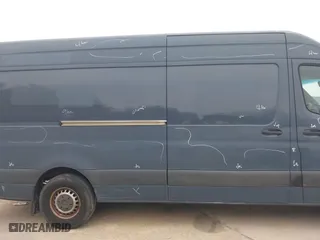 2019 Mercedes-Benz Sprinter Cargo Van with VIN WD4PF1CD9KP127024, listed as a IAAI auction lot 40745606 with 127,630 mi miles. Bid and sale history available at carsss.com. Image 13.