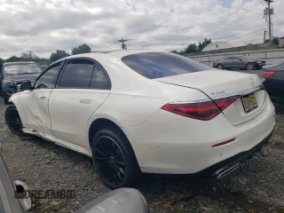 2023 Mercedes-Benz S-Class S 580 with VIN W1K6G7GB7PA236919, listed as a Copart auction lot 69518544 with 0 mi miles and Salvage Title. Bid and sale history available at carsss.com. Image 2.