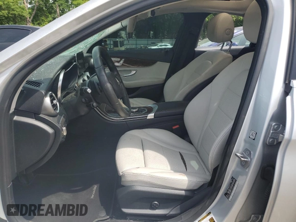 2017 Mercedes-Benz C 300 with VIN WDDWF4JB2HR253222, listed as a Copart auction lot 56388125 with 105,591 mi miles and Salvage title. Bid and sale history available at DreamBid. Image 7.
