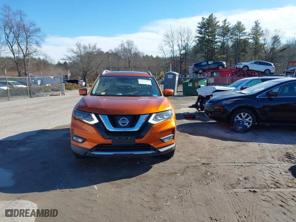 2017 Nissan Rogue SL with VIN 5N1AT2MV9HC762391, listed as a IAAI auction lot 41571253 with 127,929 mi miles. Bid and sale history available at carsss.com. Image 12.