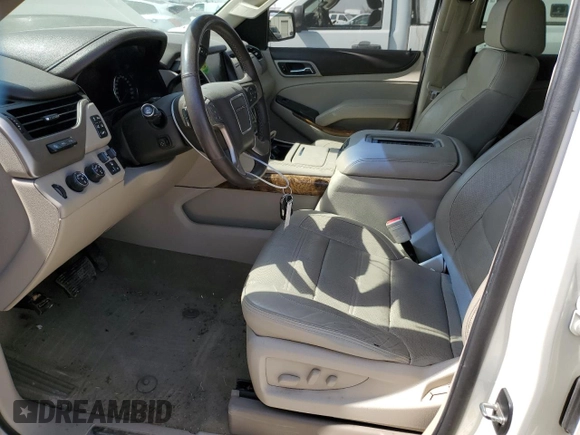 2015 GMC Yukon XL Denali with VIN 1GKS2JKJ3FR585809, listed as a Copart auction lot 48219925 with 191,102 mi miles and Salvage Title. Bid and sale history available at DreamBid. Image 7.