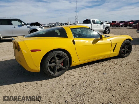 2008 Chevrolet Corvette with VIN 1G1YY26W885113625, listed as a Copart auction lot 44038245 with 0 mi miles and Salvage Title. Bid and sale history available at carsss.com. Image 3.