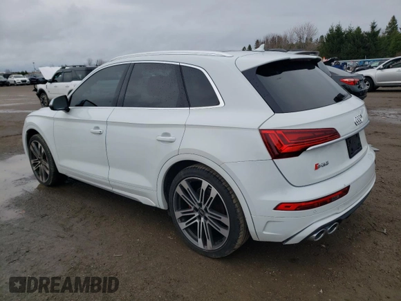 2022 Audi SQ5 Premium with VIN WA1A4AFY1N2134582, listed as a Copart auction lot 82101634 with 36,239 mi miles and Salvage Title. Bid and sale history available at DreamBid. Image 2.