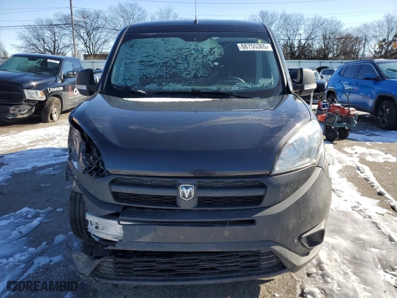 2018 Ram ProMaster City Cargo Van Tradesman with VIN ZFBERFAB5J6H40856, listed as a Copart auction lot 88755365 with 256,392 mi miles and Salvage Title. Bid and sale history available at carsss.com. Image 5.