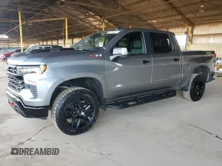 2024 Chevrolet Silverado 1500 LT Trail Boss with VIN 3GCUDFE82RG315799, listed as a Copart auction lot 46784025 with 20,506 mi miles and Clean Title. Bid and sale history available at DreamBid. Image 1.