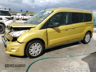 2017 Ford Transit Connect XLT z VIN NM0GE9F71H1332394, wystawiony jako Copart lot #47065315 z przebiegiem 158 191 mil mil oraz Szkoda całkowita • Salvage title. Historia ofert i sprzedaży dostępna na DreamBid. Obrazek 1.