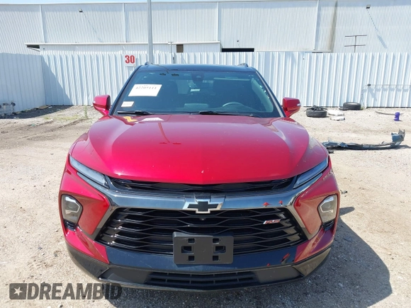 2024 Chevrolet Blazer RS с VIN 3GNKBERS2RS283650, выставлен на аукционе IAAI как лот 42205111 с пробегом 7 384 миль миль и . История ставок и продаж доступна на DreamBid. Изображение 13.