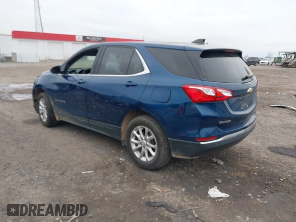 2020 Chevrolet Equinox LT with VIN 2GNAXKEV3L6172042, listed as a IAAI auction lot 41215954 with 142,919 mi miles and . Bid and sale history available at carsss.com. Image 3.