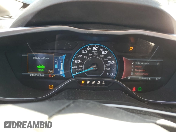 2015 Ford C-Max SEL with VIN 1FADP5BU2FL115013, listed as a Copart auction lot 51884665 with 249,635 mi miles and Salvage Title. Bid and sale history available at carsss.com. Image 9.