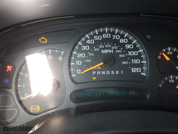 2007 Chevrolet Silverado 1500 Classic LT1 with VIN 1GCEC19XX7Z140940, listed as a Copart auction lot 69942634 with 260,883 mi miles and Salvage Title. Bid and sale history available at carsss.com. Image 9.
