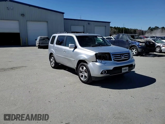 2013 Honda Pilot EX-L with VIN 5FNYF3H55DB010257, listed as a Copart auction lot 47375155 with 244,586 mi miles and Salvage Title. Bid and sale history available at DreamBid. Image 14.