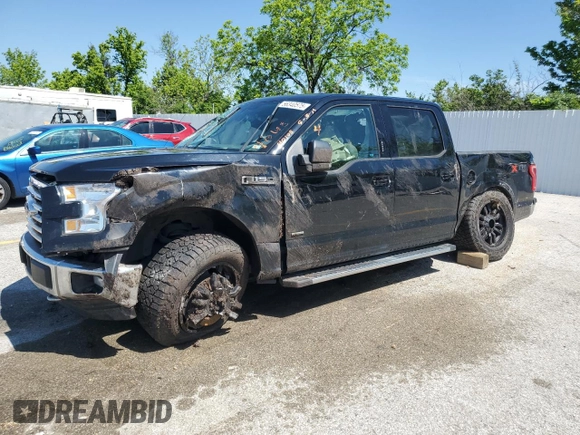 2017 Ford F-150 XL with VIN 1FTEW1EG6HFB84272, listed as a Copart auction lot 56340575 with Not provided miles and Salvage title. Bid and sale history available at DreamBid. Image 1.