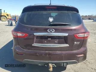 2013 Infiniti JX35 with VIN 5N1AL0MM7DC307383, listed as a Copart auction lot 48885285 with 159,328 mi miles and Salvage Title. Bid and sale history available at DreamBid. Image 6.
