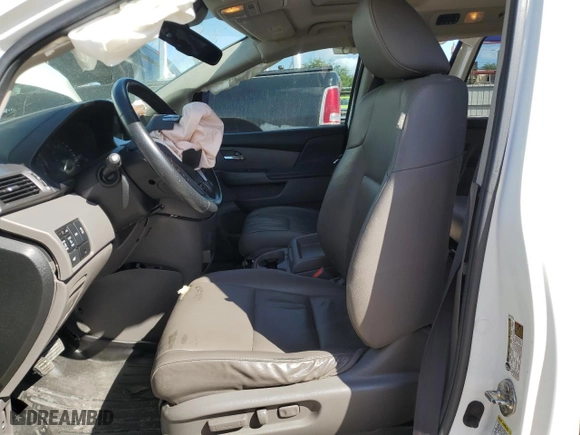 2014 Honda Odyssey EX-L with VIN 5FNRL5H68EB001488, listed as a Copart auction lot 84747054 with 123,583 mi miles and Salvage Title. Bid and sale history available at carsss.com. Image 7.