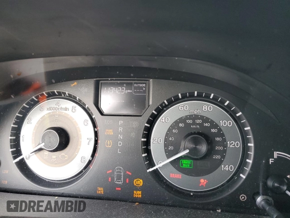 2016 Honda Odyssey with VIN 5FNRL5H62GB143676, listed as a Copart auction lot 54407205 with 113,423 mi miles and Salvage Title. Bid and sale history available at DreamBid. Image 9.