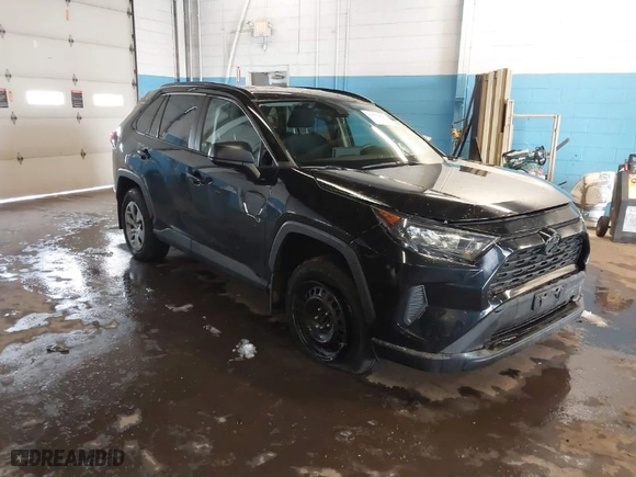 2019 Toyota RAV4 LE with VIN 2T3F1RFV4KC054321, listed as a IAAI auction lot 41554890 with 53,983 mi miles. Bid and sale history available at carsss.com. Image 1.