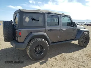 2020 Jeep Wrangler Unlimited Willys with VIN 1C4HJXDG5LW246978, listed as a Copart auction lot 52930515 with 117,020 mi miles and Salvage title. Bid and sale history available at DreamBid. Image 3.