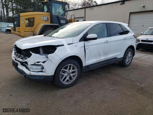 2022 Ford Edge SEL with VIN 2FMPK4J99NBA62012, listed as a Copart auction lot 42115595 with 35,611 mi miles and Salvage Title. Bid and sale history available at carsss.com. Image 1.