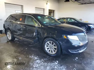 2015 Lincoln MKT with VIN 2LMHJ5NK4FBL01062, listed as a Copart auction lot 46111995 with 76,509 mi miles and Salvage Title. Bid and sale history available at DreamBid. Image 4.