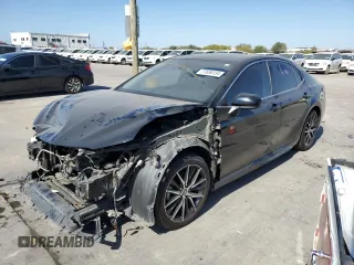 2021 Toyota Camry SE Nightshade with VIN 4T1G11AK9MU537168, listed as a Copart auction lot 77656134 with 78,594 mi miles and Salvage Title. Bid and sale history available at carsss.com. Image 1.