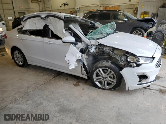 2020 Ford Fusion SE with VIN 3FA6P0HD7LR202549, listed as a Copart auction lot 82451564 with 0 mi miles and Salvage Title. Bid and sale history available at carsss.com. Image 4.