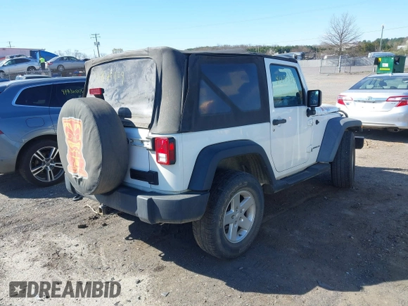 2010 Jeep Wrangler Sport with VIN 1J4GA2D11AL161770, listed as a IAAI auction lot 41875929 with 164,954 mi miles and . Bid and sale history available at carsss.com. Image 4.