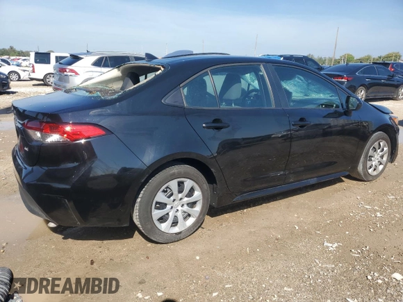 2023 Toyota Corolla LE with VIN 5YFB4MDE2PP024200, listed as a Copart auction lot 49831725 with 25,698 mi miles and Salvage Title. Bid and sale history available at DreamBid. Image 3.