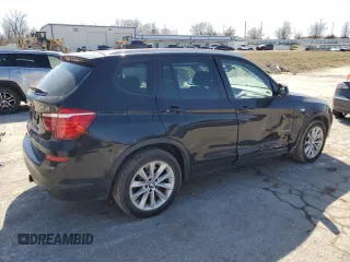 2016 BMW X3 xDrive28i with VIN 5UXWX9C50G0D69504, listed as a Copart auction lot 48207305 with 116,784 mi miles and Salvage Title. Bid and sale history available at DreamBid. Image 3.