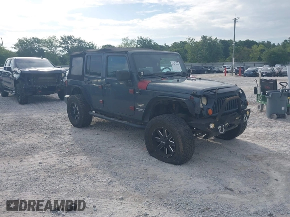 2007 Jeep Wrangler Unlimited Sahara with VIN 1J4GB59167L221686, listed as a IAAI auction lot 42473996 with 151,065 mi miles and . Bid and sale history available at DreamBid. Image 1.
