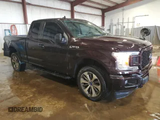 2020 Ford F-150 XL with VIN 1FTEX1EP4LKD63889, listed as a Copart auction lot 64065785 with 39,801 mi miles and Salvage title. Bid and sale history available at DreamBid. Image 4.