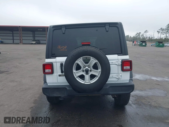 2022 Jeep Wrangler Unlimited Sport with VIN 1C4HJXDN2NW251041, listed as a IAAI auction lot 41558677 with 61,120 mi miles and . Bid and sale history available at DreamBid. Image 16.