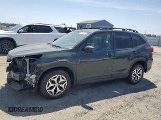 2022 Subaru Forester Premium with VIN JF2SKAEC9NH438098, listed as a Copart auction lot 58800375 with 27,486 mi miles and Salvage title. Bid and sale history available at DreamBid. Image 1.