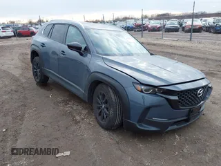 2025 Mazda CX-50 2.5 S Preferred Package with VIN 7MMVABBM2SN303723, listed as a IAAI auction lot 41223472 with 3,079 mi miles. Bid and sale history available at carsss.com. Image 1.