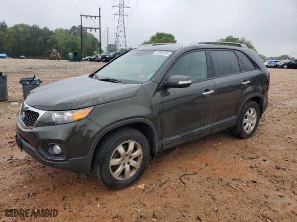 2011 Kia Sorento LX with VIN 5XYKT4A18BG098061, listed as a Copart auction lot 52902325 with 91,662 mi miles and Clean Title. Bid and sale history available at carsss.com. Image 1.