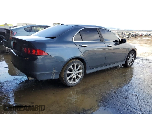 2007 Acura TSX Navi with VIN JH4CL969X7C008290, listed as a Copart auction lot 49184415 with Not provided miles and Salvage title. Bid and sale history available at DreamBid. Image 3.