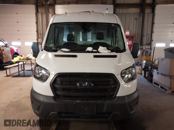 2020 Ford Transit Cargo with VIN 1FTBR1C86LKB61497, listed as a IAAI auction lot 41251878 with 44,294 mi miles and . Bid and sale history available at DreamBid. Image 12.