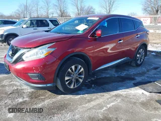 2017 Nissan Murano Platinum z VIN 5N1AZ2MG3HN173938, wystawiony jako IAAI lot #41405867 z przebiegiem 98 917 mil mil oraz . Historia ofert i sprzedaży dostępna na DreamBid. Obrazek 2.